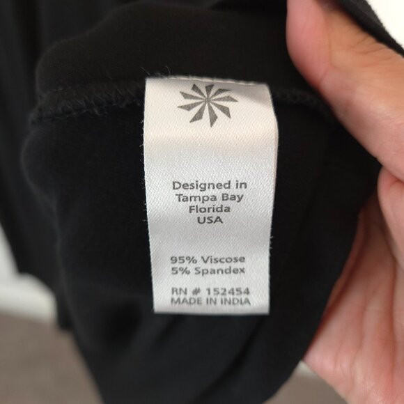 Caite Women's Black Embroidered Long Sleeve Dress - Picture 6 of 11